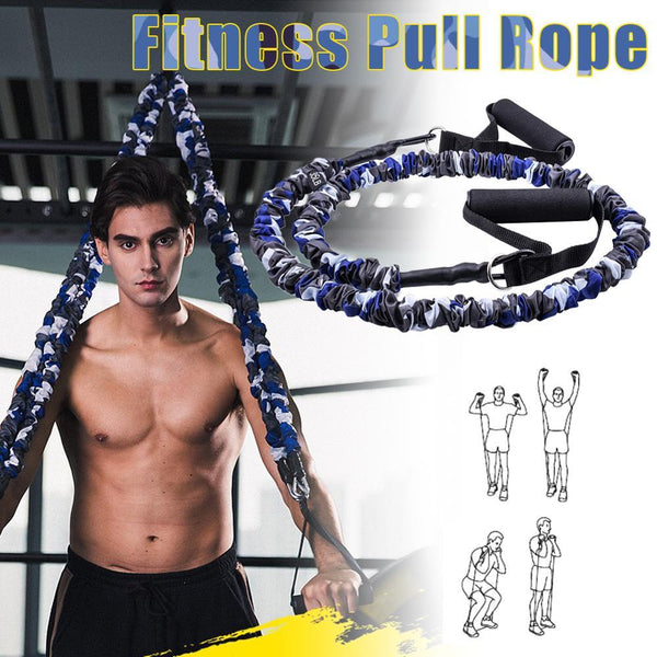 Latex Resistance Bands With Sleeves Crossfit Training Pull Ropes Home Fitness