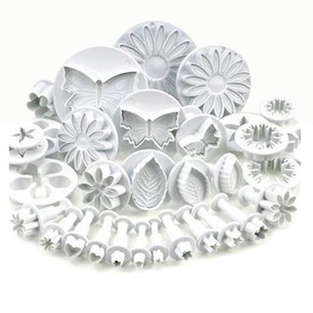 33 / Pcs Fondant Cake Mold Sugarcraft Cookie Cutters Decorating Tools Muffin Pans & Baking Moulds