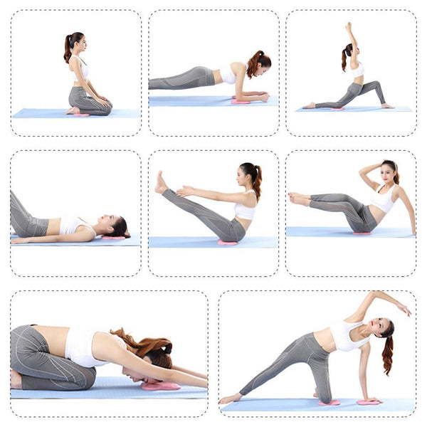 Blue Yoga Knee Pad Support For Pilates Exercise Yoga Props