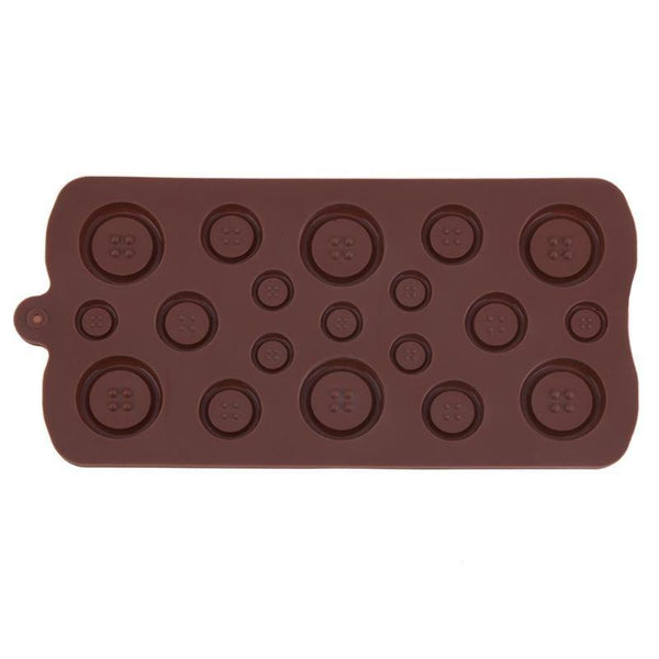 Silicone Button Shapes Fondant Chocolate Mould Cake Decorating Tool Muffin Pans & Baking Moulds