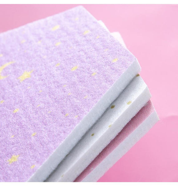 7Pcs Hexagon Moon Star Felt Board Photo Display Wall Art Message Boards