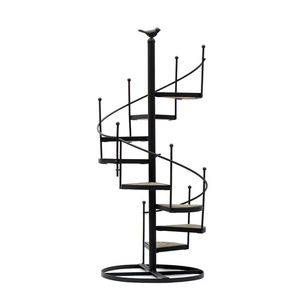 Modern Decorative Spiral Stair Shape Iron Plant Rack Stand Plant Stands