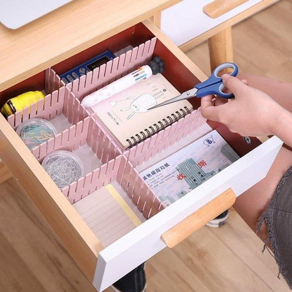 Interlocking Storage Drawer Dividers Organiser Closet Organisers