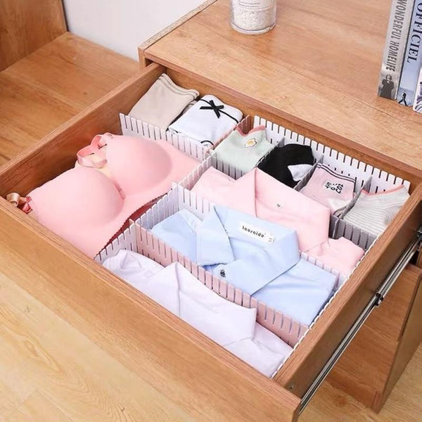 Interlocking Storage Drawer Dividers Organiser Closet Organisers