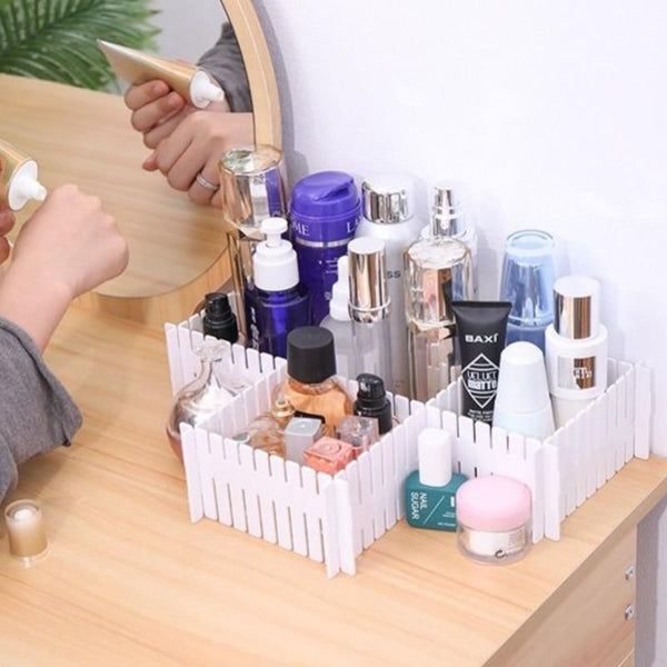 Interlocking Storage Drawer Dividers Organiser Closet Organisers