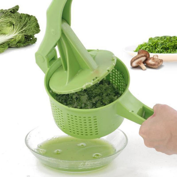Multi Functional Fruit Vegetable Water Squeezer Drainer Kitchen Strainer Manual Juicers