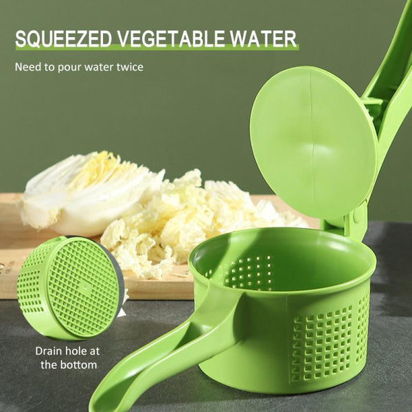 Multi Functional Fruit Vegetable Water Squeezer Drainer Kitchen Strainer Manual Juicers