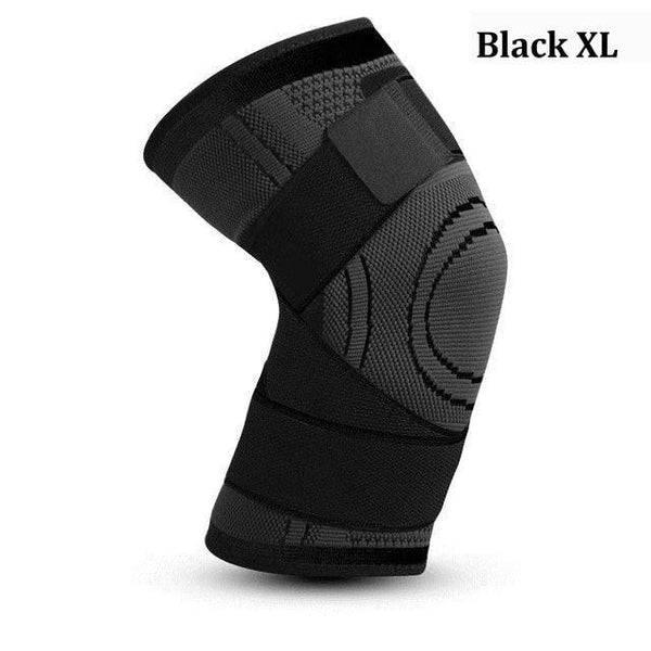 Elastic 3D Pressurised Knee Brace Compression Support Sleeve Orthotics Braces & Sleeves
