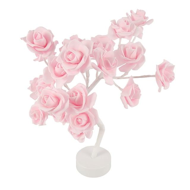 Led Rose Flower Decorative Table Lamp Night Light Night Lights