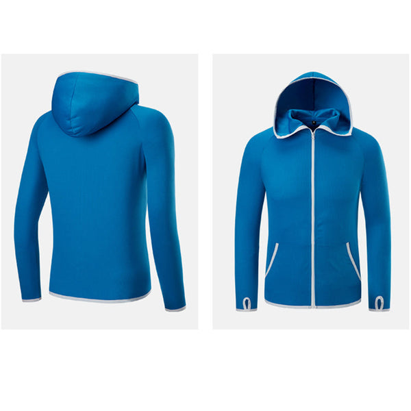 Long Sleeve Sun Protection Quick Dry Thin Hoodie Jacket For Any Outdoor Activities Fishing Shirts