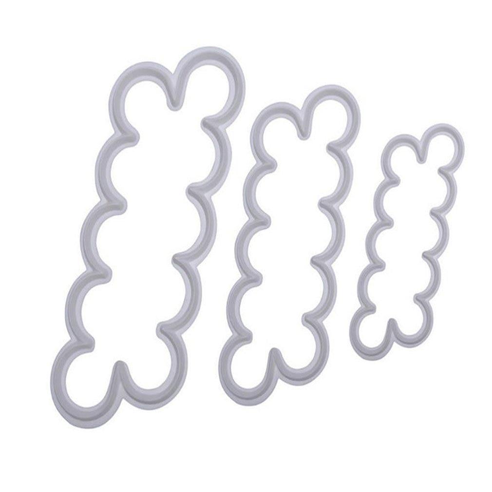 Rose Flower Fondant Cutting Mold Cake Decorating Tools Chocolate Mould Muffin Pans & Baking Moulds