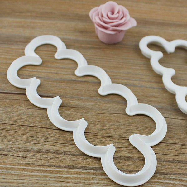 Rose Flower Fondant Cutting Mold Cake Decorating Tools Chocolate Mould Muffin Pans & Baking Moulds