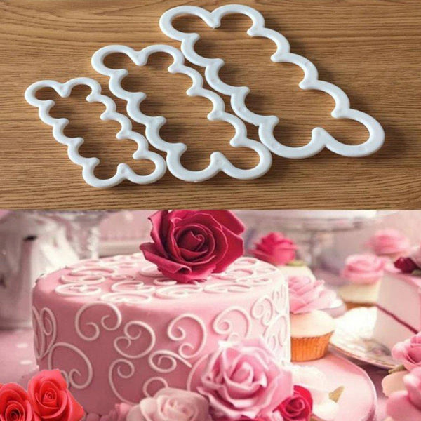 Rose Flower Fondant Cutting Mold Cake Decorating Tools Chocolate Mould Muffin Pans & Baking Moulds