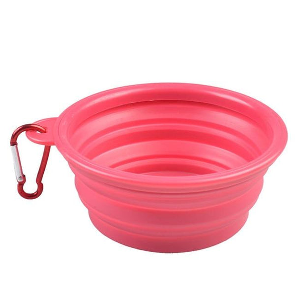 Portable Pet Silicone Bowl