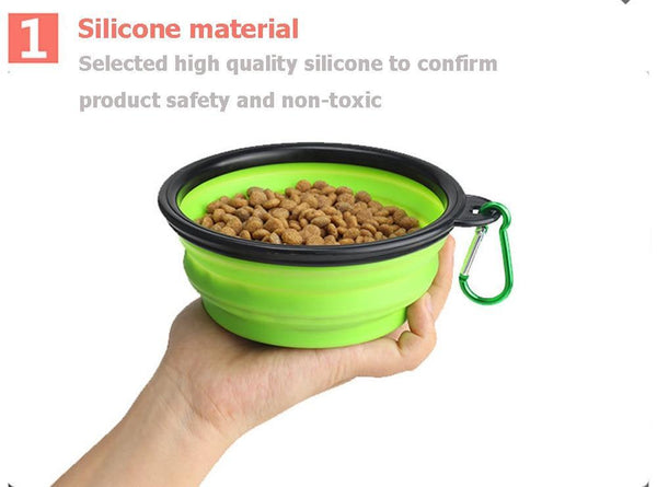 Pet Silicone Bowl Dishes Feeders & Fountains