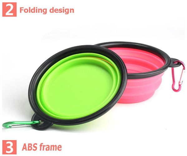 Pet Silicone Bowl Dishes Feeders & Fountains