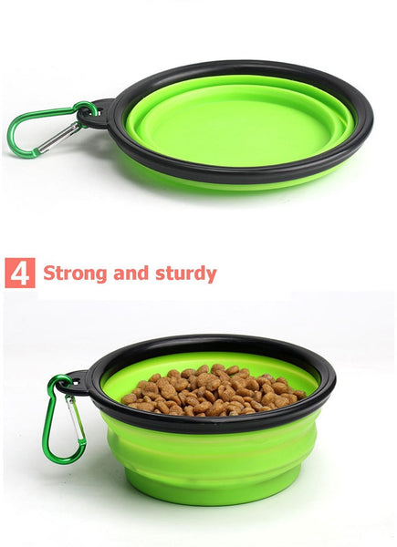 Pet Silicone Bowl Dishes Feeders & Fountains