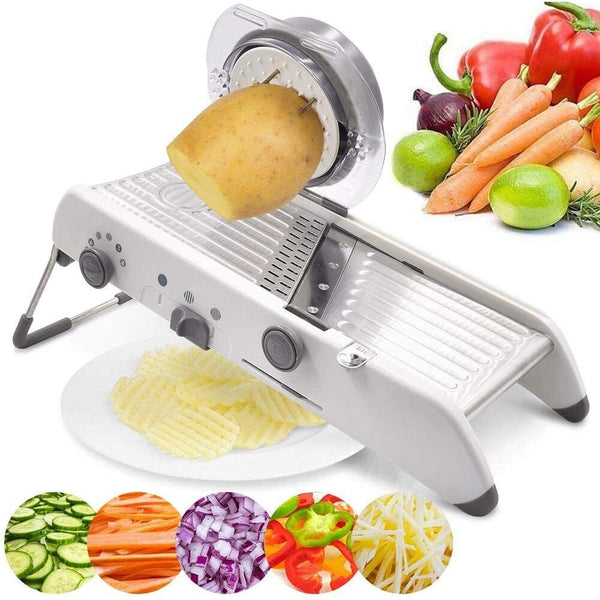 Mandoline Manual Vegetable Slicer Shredder Grater With Stainless Steel Blades Peelers & Slicers