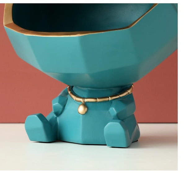 Cool Dog Key Holder Storage Resin Sculpture Sculptures & Figurines