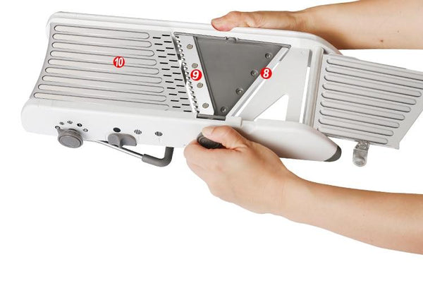 Mandoline Manual Vegetable Slicer Shredder Grater With Stainless Steel Blades Peelers & Slicers