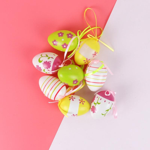 60Cm Easter Decor Led Birch Tree Light Eggs Hanging Ornaments Party Decorations