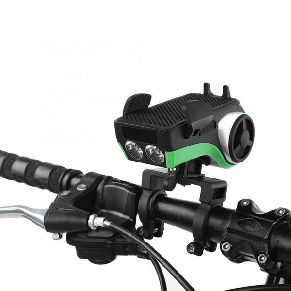 5 In 1 Bicycle Light Bluetooth Bell Phone Holder Bike Accessories Lights & Reflectors