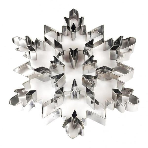 Stainless Steel Snowflake Cookie Cutter Baking Tools Cookie Cutters