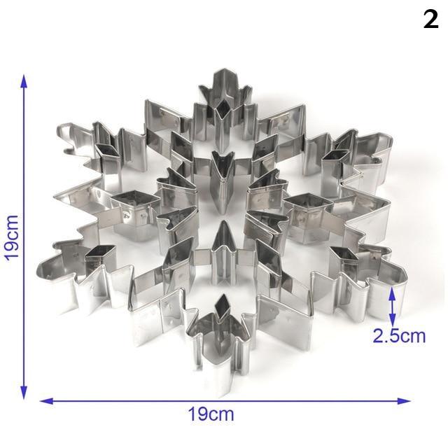 Stainless Steel Snowflake Cookie Cutter Baking Tools Cookie Cutters