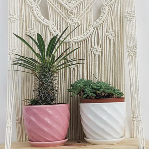 Creative Bohemian Macrame Tapestry Wall Shelf Tapestries