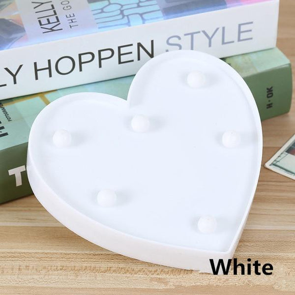 Love Or Heart Neon Led Night Lights Romantic Valentine's Day Gift Party Decor Lamps