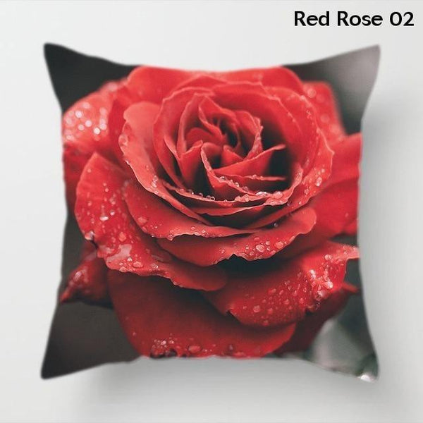 Happy Valentine's Day Red Polyester Decorative Cushion Covers Cushions & Decorative Pillows