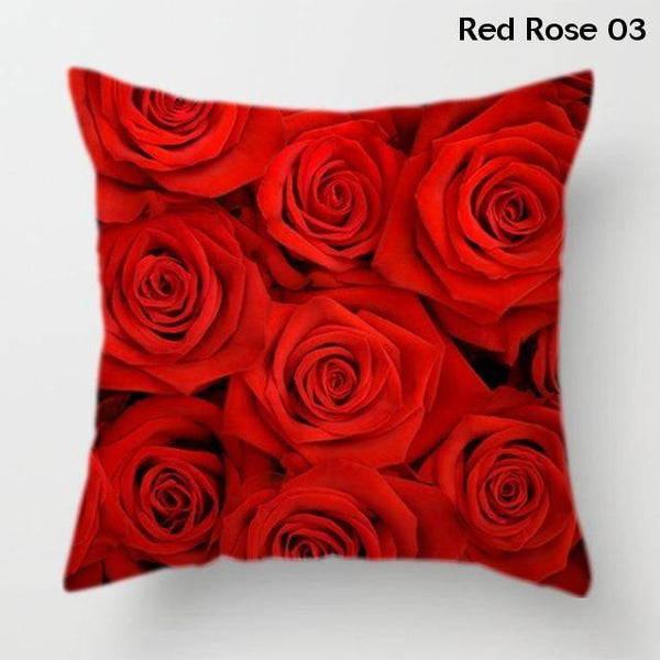 Happy Valentine's Day Red Polyester Decorative Cushion Covers Cushions & Decorative Pillows