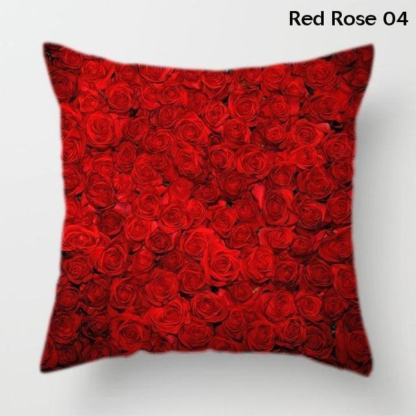 Happy Valentine's Day Red Polyester Decorative Cushion Covers Cushions & Decorative Pillows