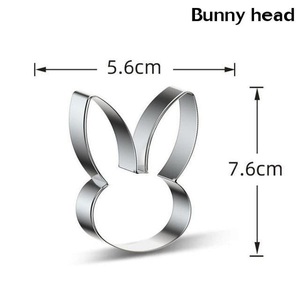 Easter Eggs Rabbit Chick Carrot Stainless Steel Baking Tools Cookie Cutters