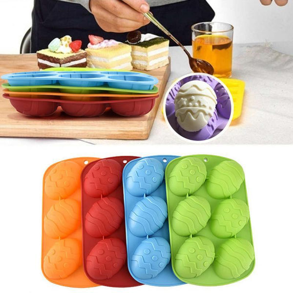 3D Easter Egg Silicone Chocolate Fondant Mold Baking Tools