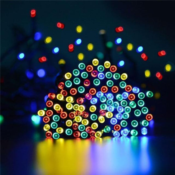 Solar Led Outdoor Fairy String Lights Garden Party Christmas Decorations