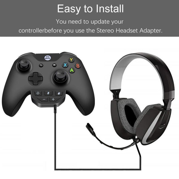 Stereo Headset Adapter Controller Audio Headphone Converter For Xbox One Cables & Adapters