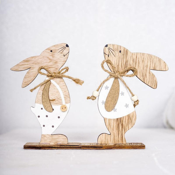 Easter Bunnies Rabbit Decorations Desktop Ornaments Seasonal Decorations