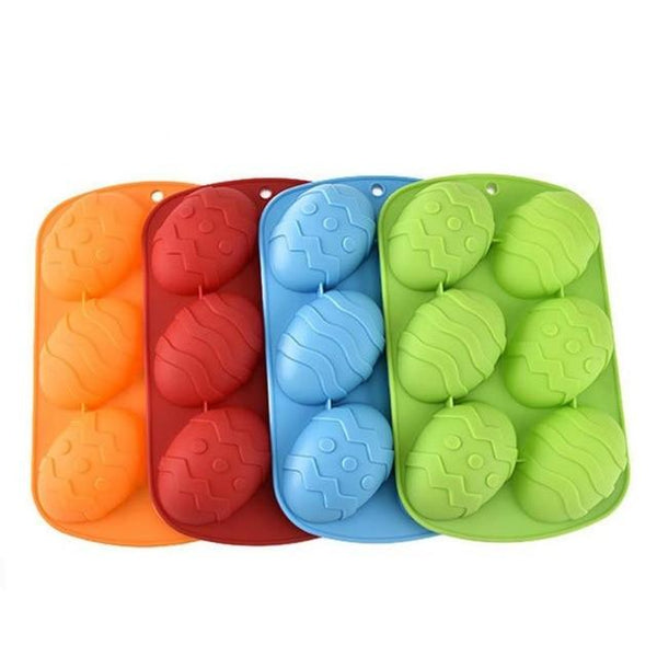 Sugarcraft & Chocolate Moulds 3D Easter Egg Silicone Chocolate Fondant Mold Baking Tools