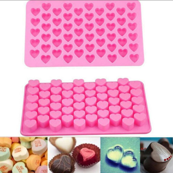 Mini Heart Shape Silicone Chocolate Mold Baking Tools Kitchen Gadgets Sugarcraft & Chocolate Moulds
