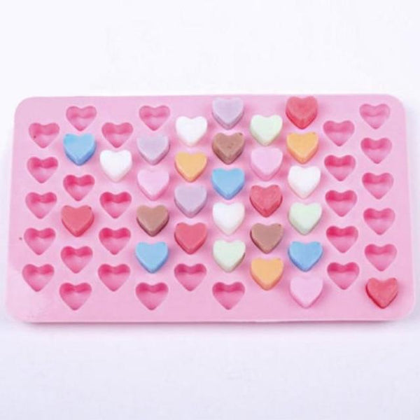 Mini Heart Shape Silicone Chocolate Mold Baking Tools Kitchen Gadgets Sugarcraft & Chocolate Moulds
