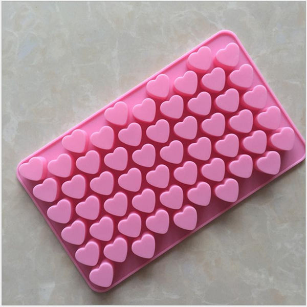 Mini Heart Shape Silicone Chocolate Mold Baking Tools Kitchen Gadgets Sugarcraft & Chocolate Moulds