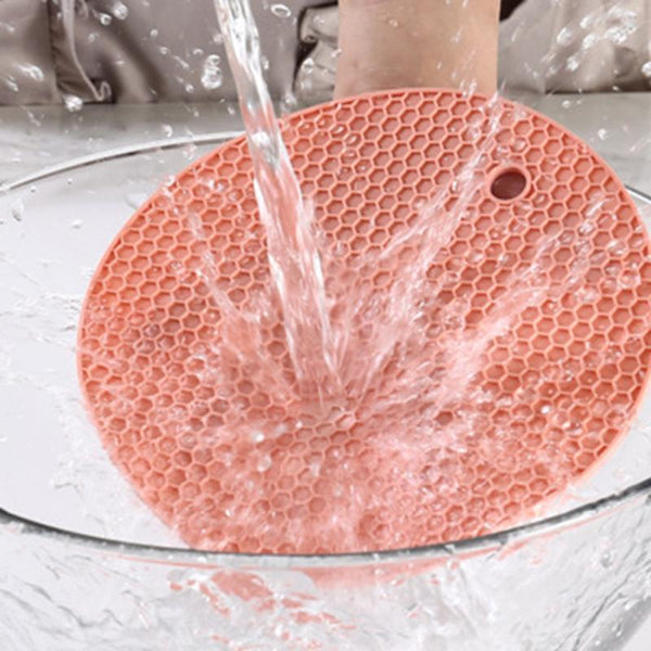 Silicone Heat Resistant Coaster Flexible Mat Jar Opener Table Protector Coasters