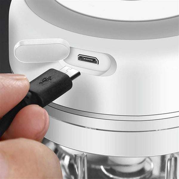 Usb Rechargeable Mini Food Processor Garlic Chopper Peelers & Slicers