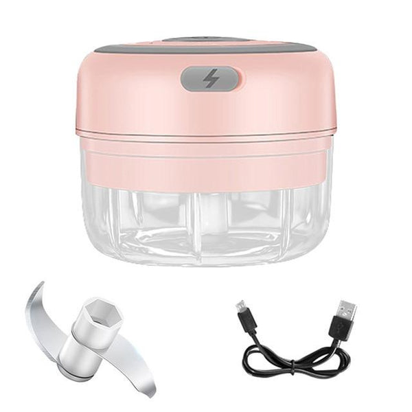 Usb Rechargeable Mini Food Processor Garlic Chopper Peelers & Slicers