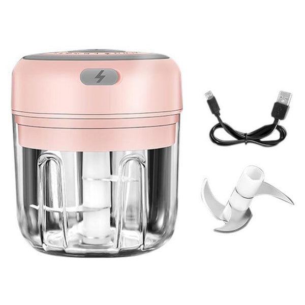 Usb Rechargeable Mini Food Processor Garlic Chopper Peelers & Slicers