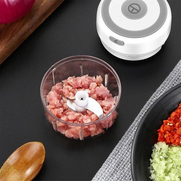 Usb Rechargeable Mini Food Processor Garlic Chopper Peelers & Slicers