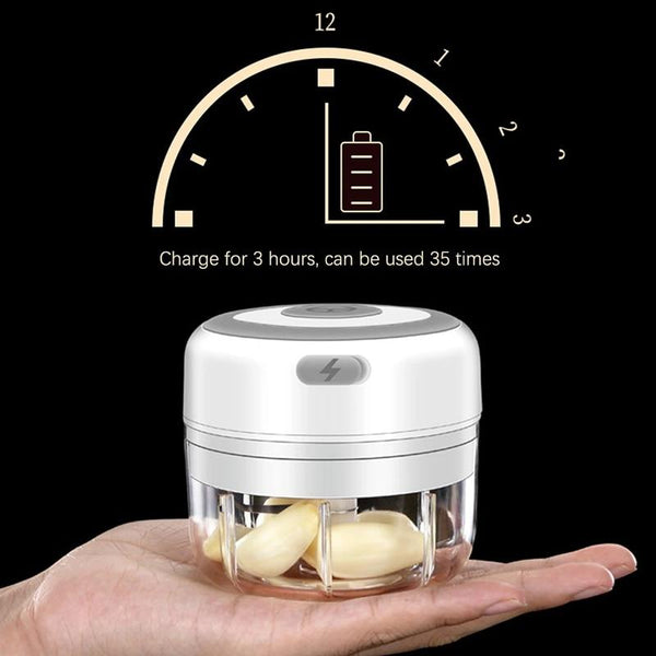 Usb Rechargeable Mini Food Processor Garlic Chopper Peelers & Slicers