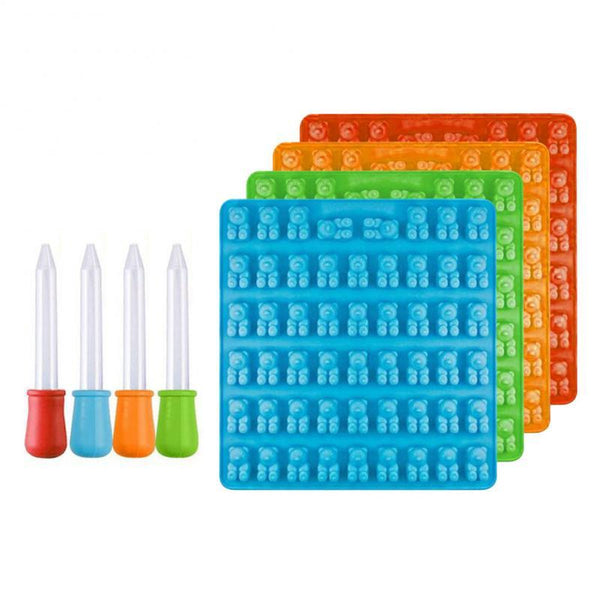 Mini Gummy Bear Silicone Mold Baking Tools Candy Jelly Making Accessories Other Bakeware & Ovenware