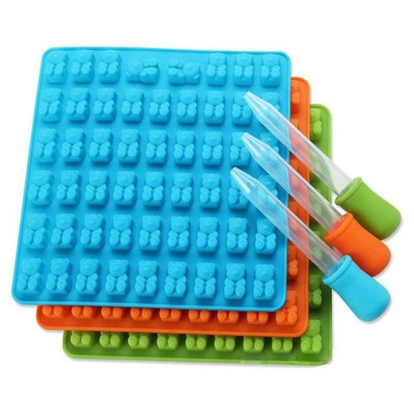 Mini Gummy Bear Silicone Mold Baking Tools Candy Jelly Making Accessories Other Bakeware & Ovenware
